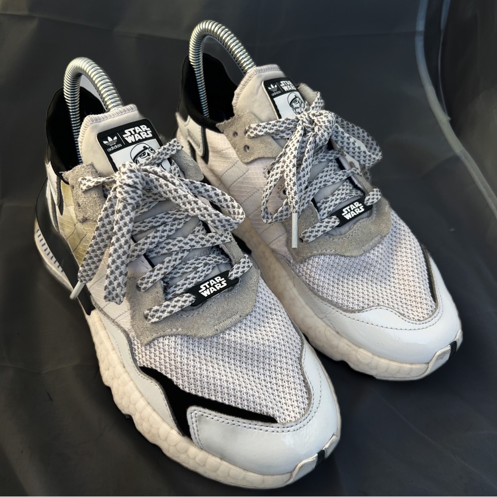 Adidas X Star Wars Stormtrooper Nite Jogger. Men's 6. Great shape. White/black.